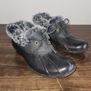 Sperry Women's Saltwater Duck Boots Black Size 8